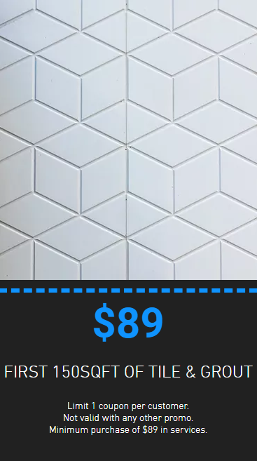 Coupon first 150sqft of tile grout