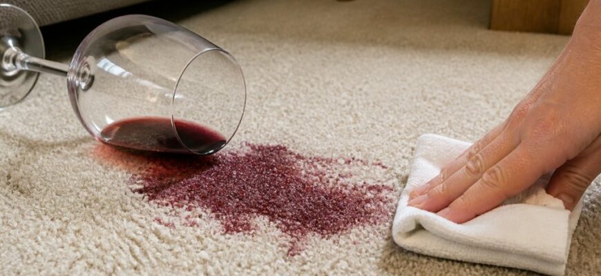 How to Remove Wine Stains From Carpet Fast