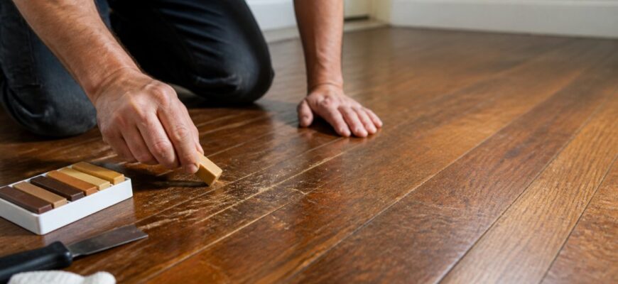 How to Repair Scratches in Old Hardwood Floors
