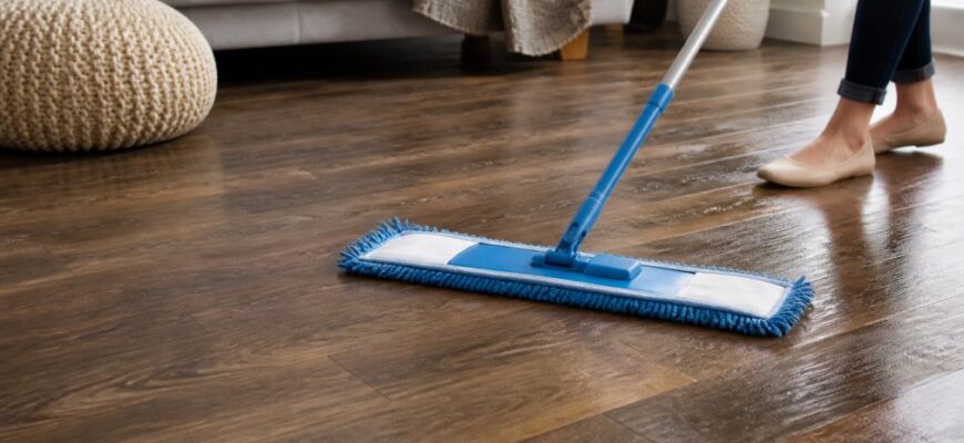 Maintain Clean Hardwood Floors Between Professional Cleanings