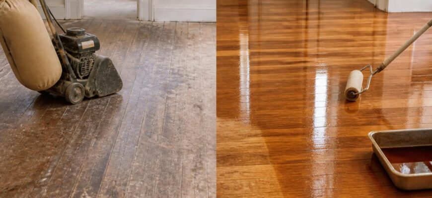 Refinishing vs Restoring Old Hardwood Floors