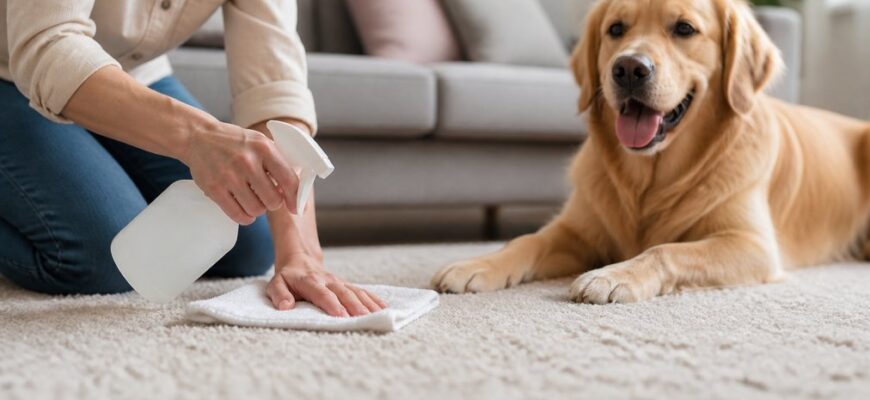 Safe Non-Toxic Carpet Cleaning for Pets