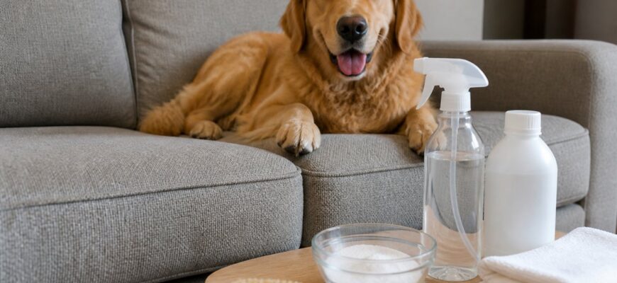 How to Remove Pet Odors from Upholstery: 7 Steps